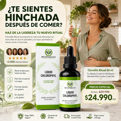 Clorofila Líquida | Tu Aliada en Tu Salud | 15 Gotas al Día
