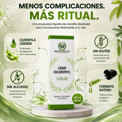 Clorofila Líquida | Tu Aliada en Tu Salud | 15 Gotas al Día