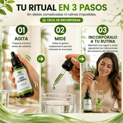 Clorofila Líquida | Tu Aliada en Tu Salud | 15 Gotas al Día