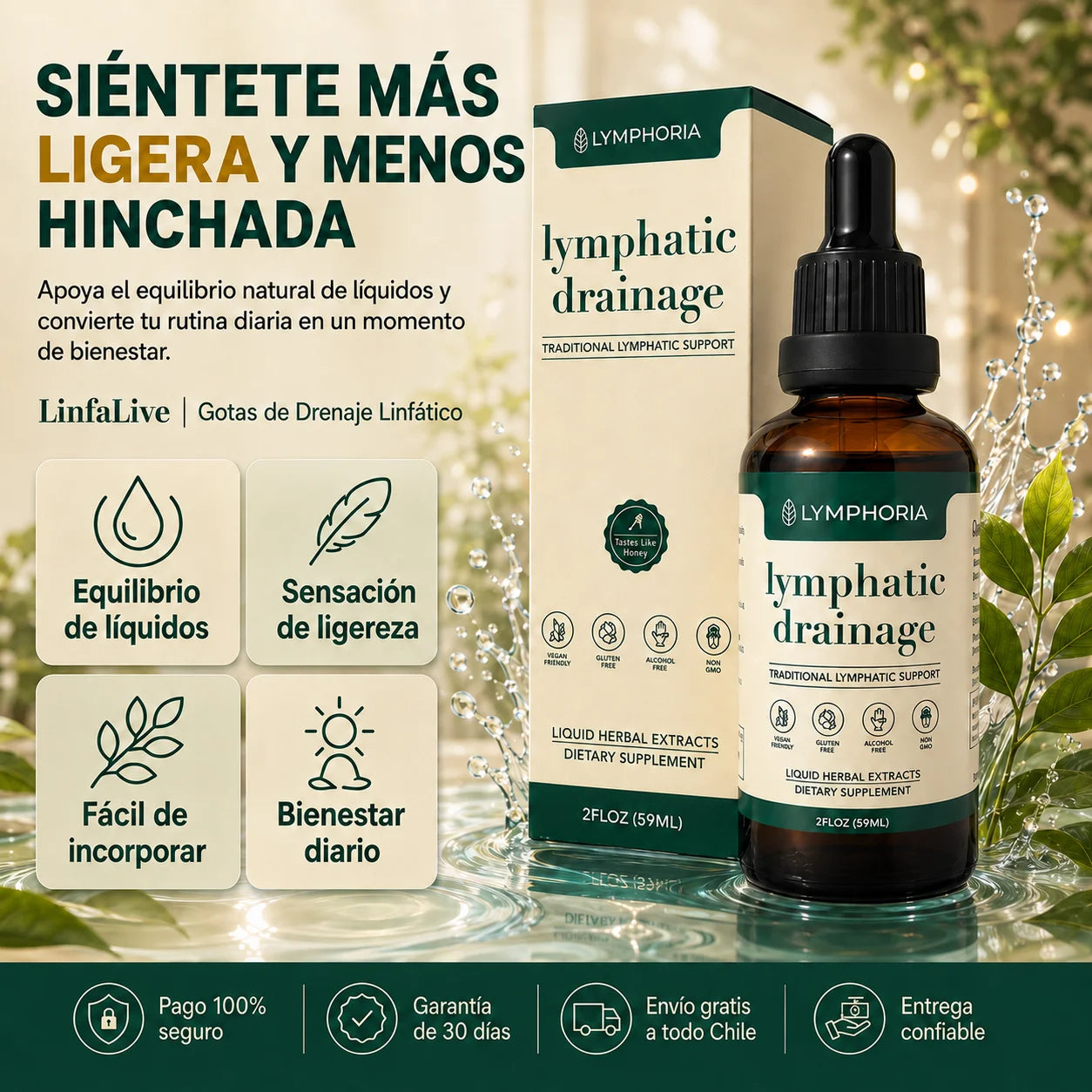 LinfaLive l Gotas de Drenaje Linfatico