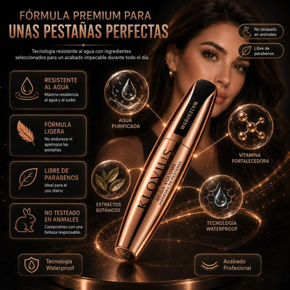 2x1 Klovius l Máscara de Pestañas Premium l Edición Limitada