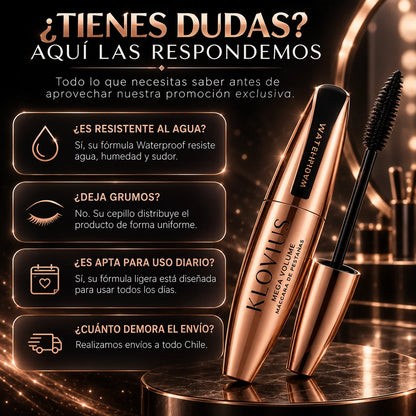 2x1 Klovius l Máscara de Pestañas Premium l Edición Limitada