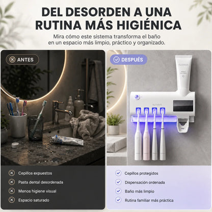 OralGuard l Esterilizador UV y Dispensador de Pasta Dental
