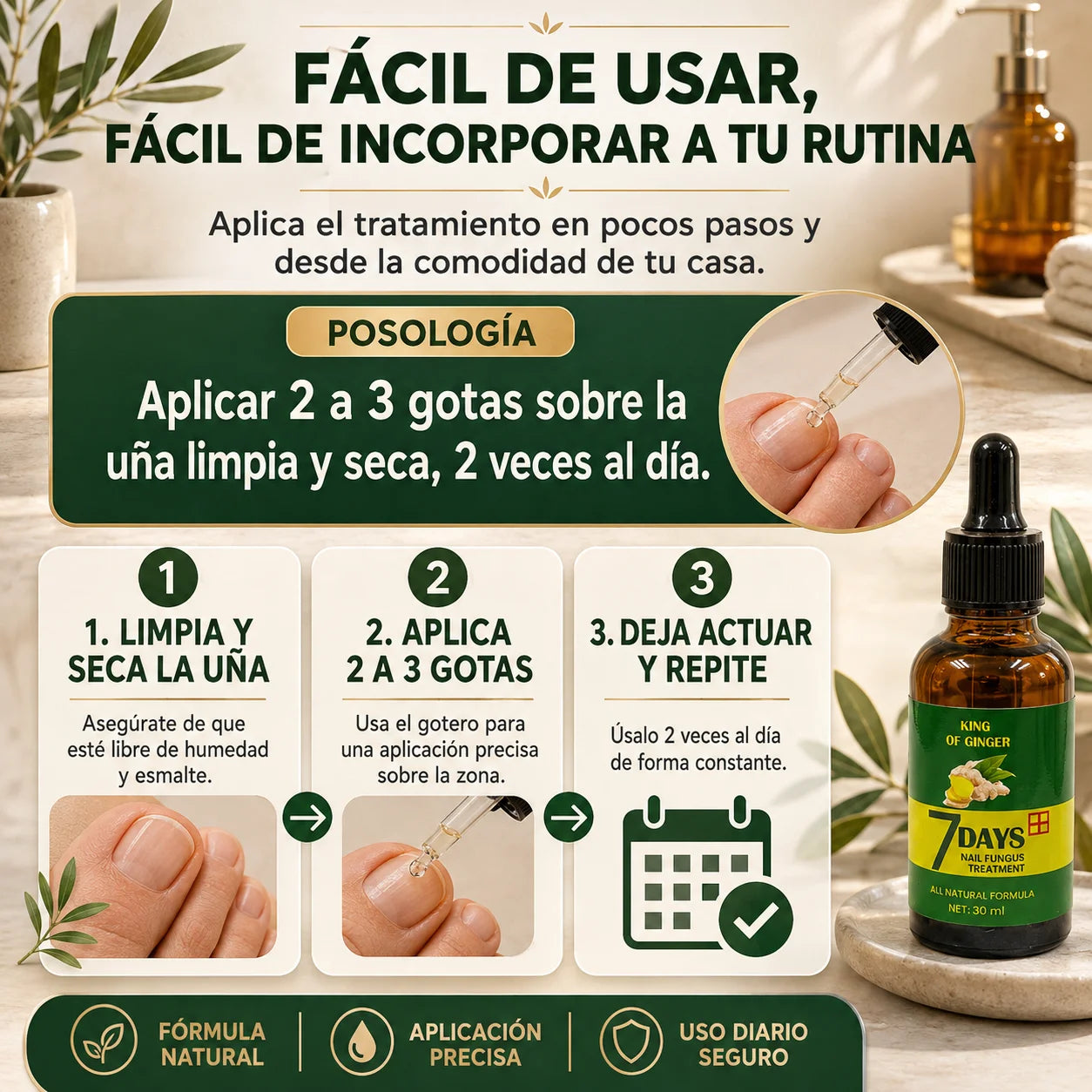 Adiós Hongos l Vuelve a lucir Uñas Sanas l Elimina en Solo 7 Días